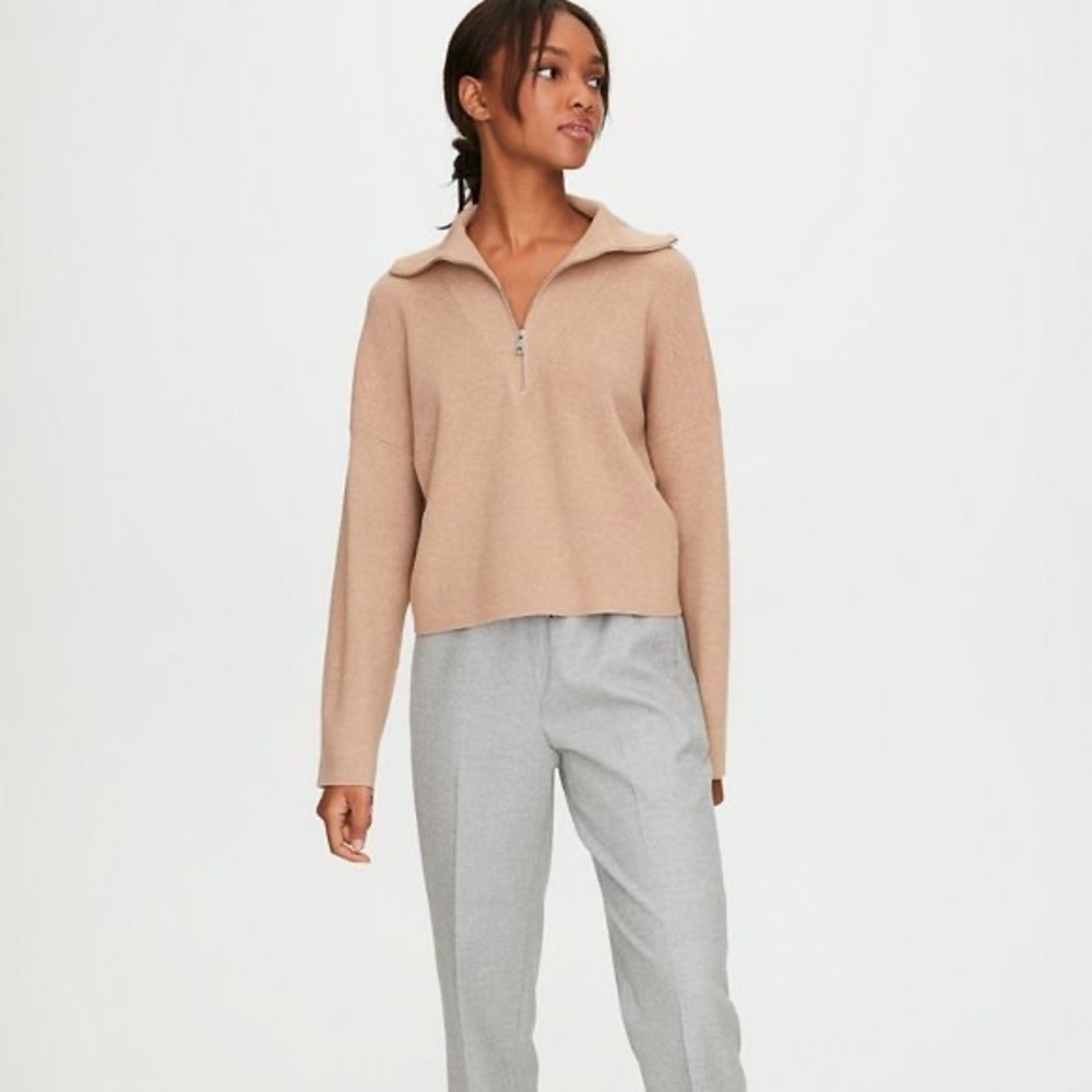 Aritzia The Group by Babaton Rodin Sweater in Sand Bluff